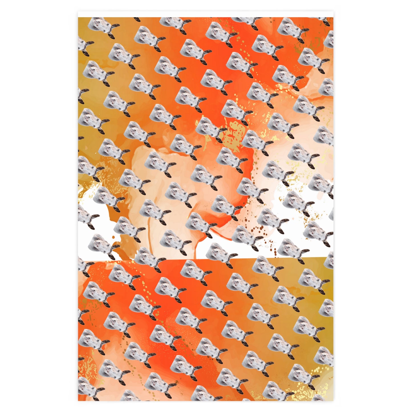 Harry the donkey wrapping paper