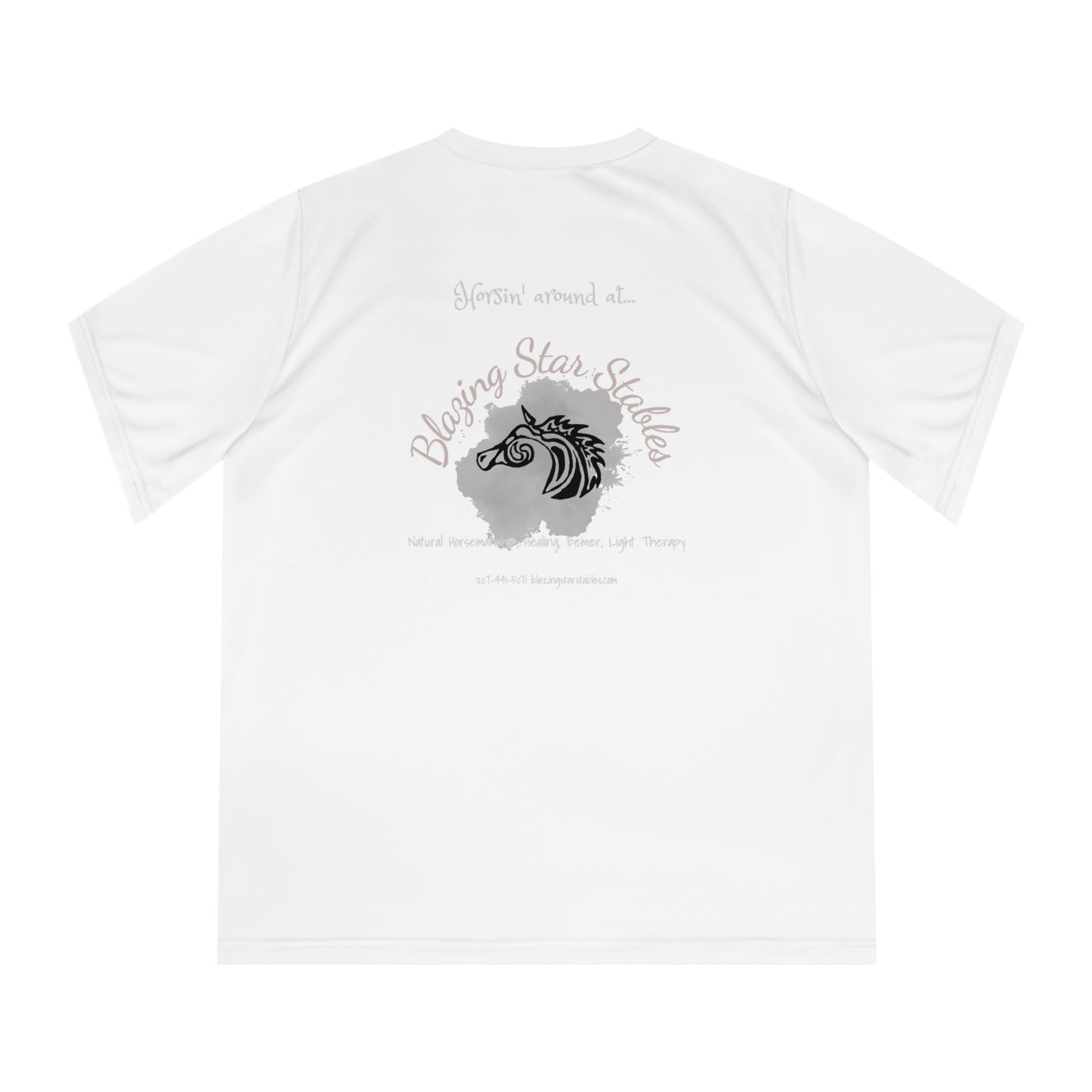 Horses Keep Me STABLE Women's Performance V-Neck T-Shirt