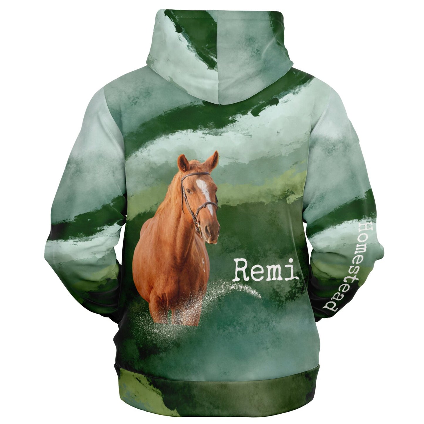 Remi Fashion Zip-Up Hoodie - AOP