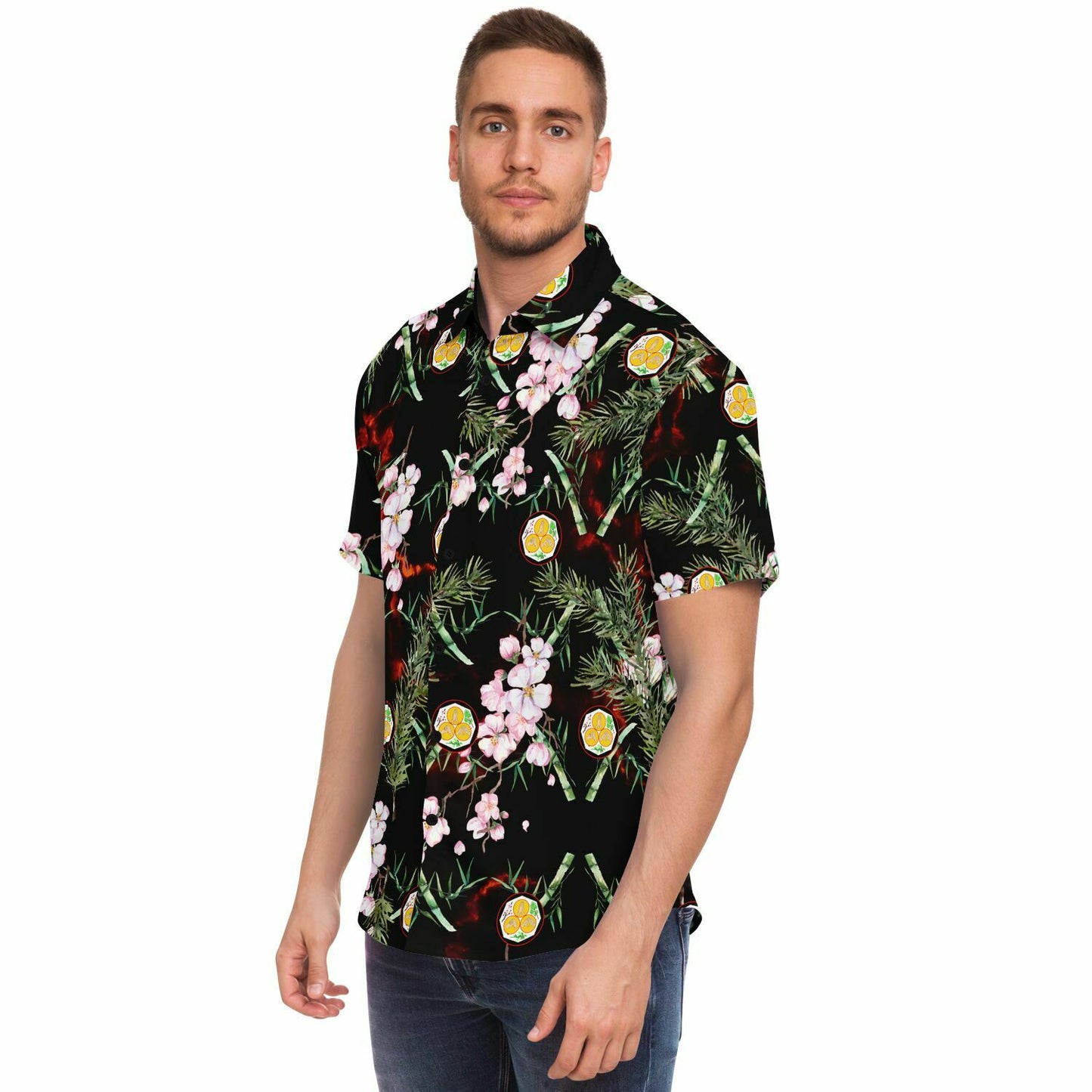 Kosho Shorei Ryu Kempo Short Sleeve Button Down Shirt - AOP
