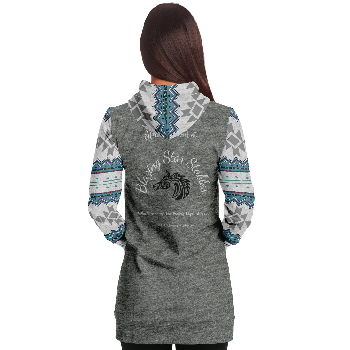 Western Pattern Sweatshirt