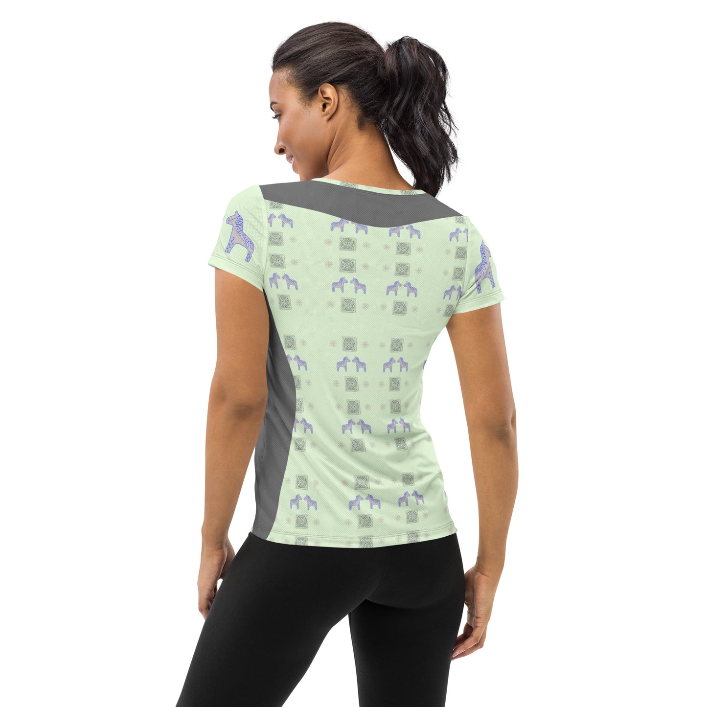 Dala Horse Women's Athletic T-shirt
