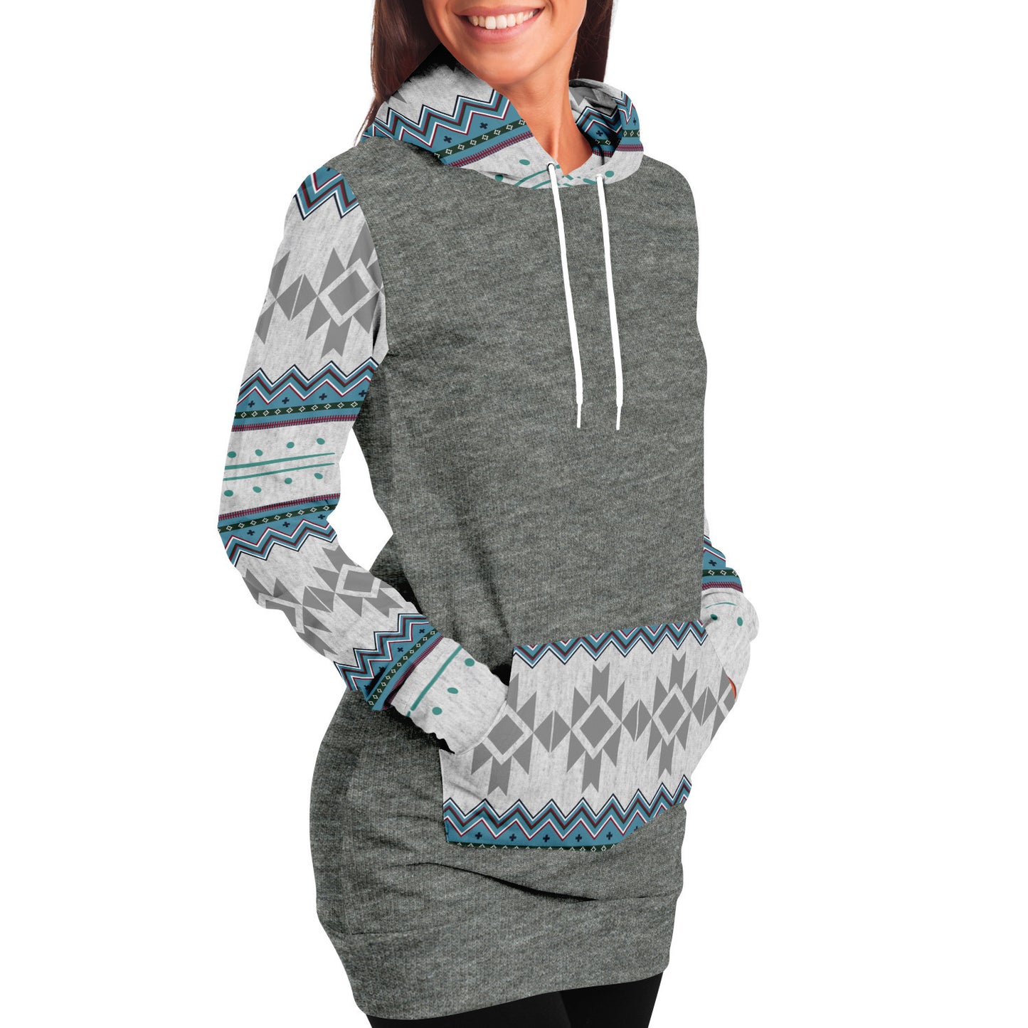 Western Pattern Sweatshirt