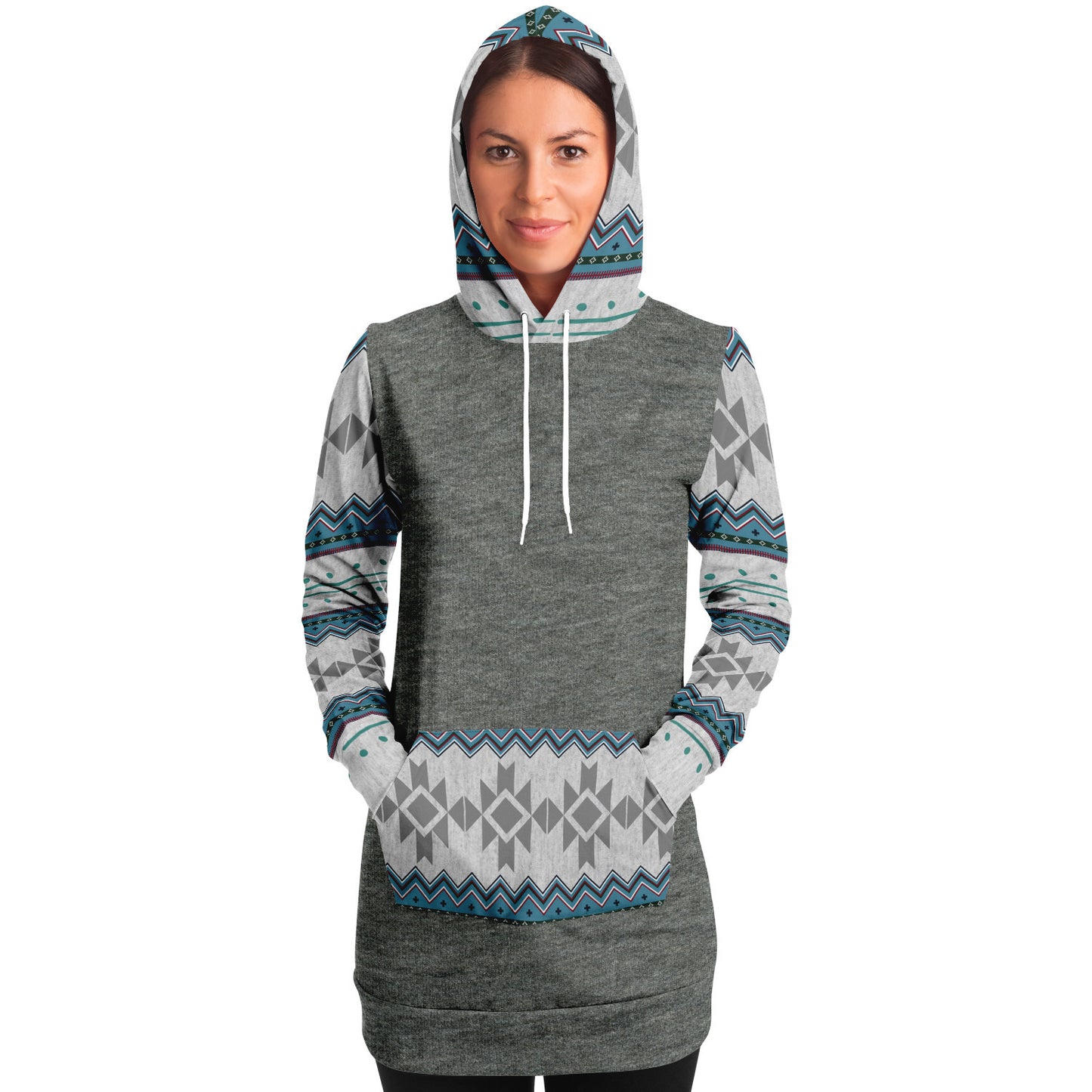 Western Pattern Sweatshirt