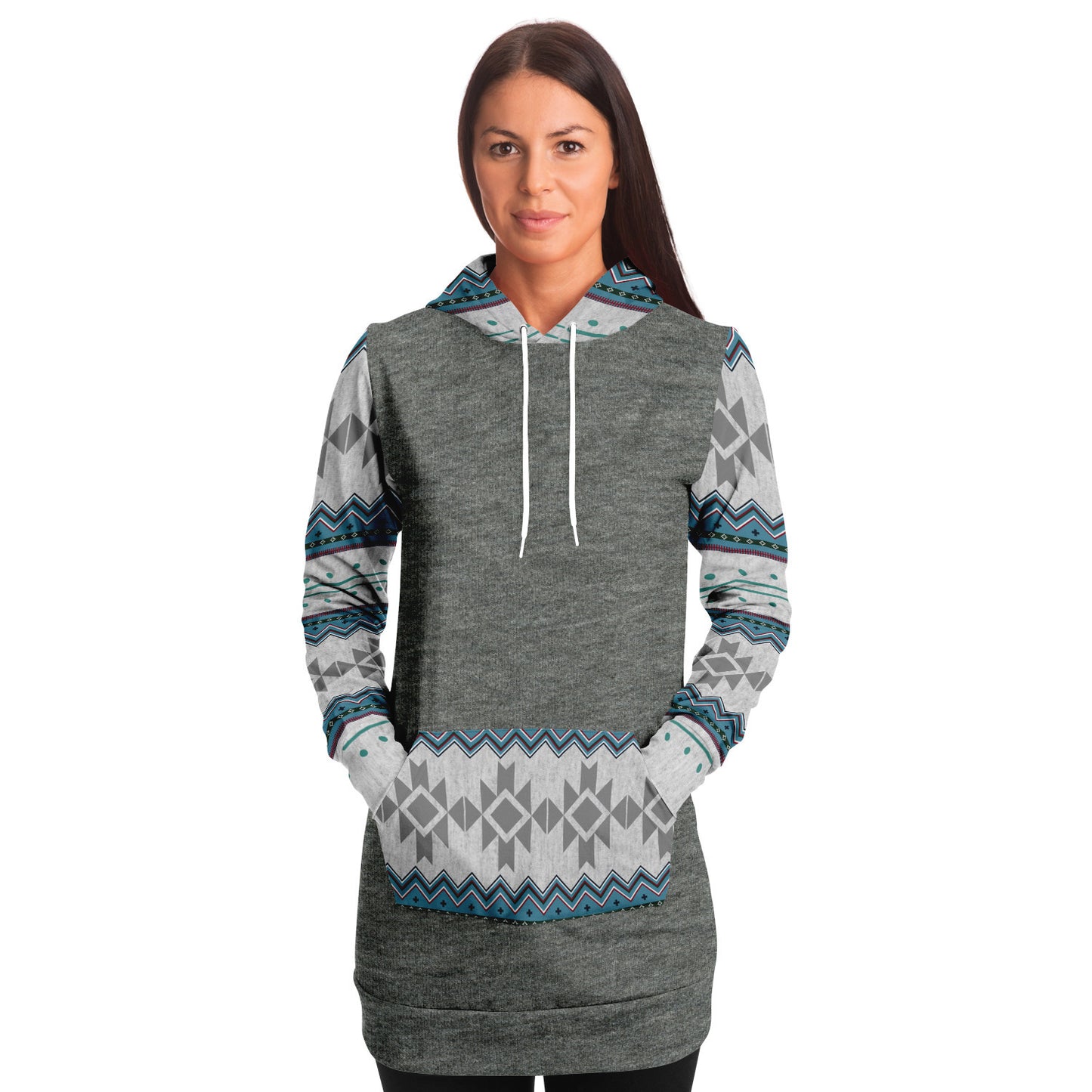Western Pattern Sweatshirt