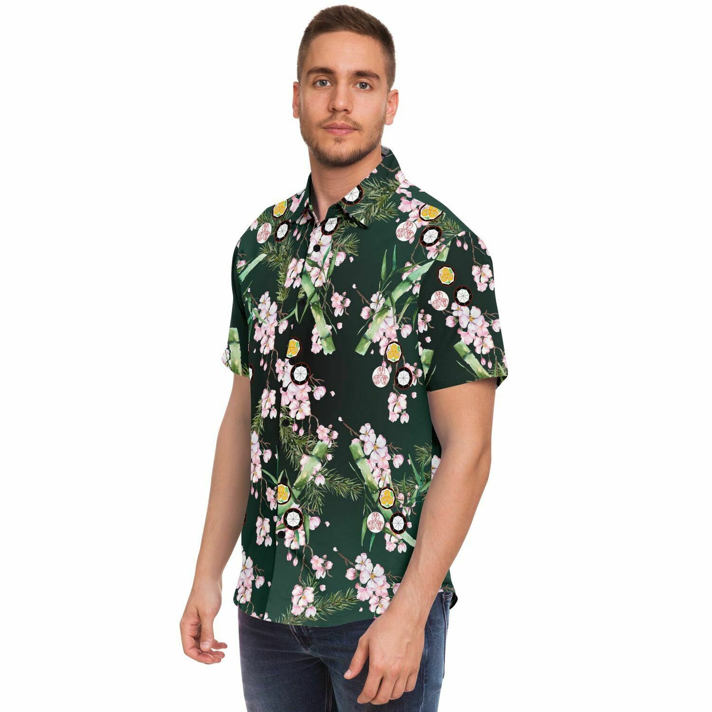 Shorei Kempo Ryu Short Sleeve Button Down Shirt - AOP