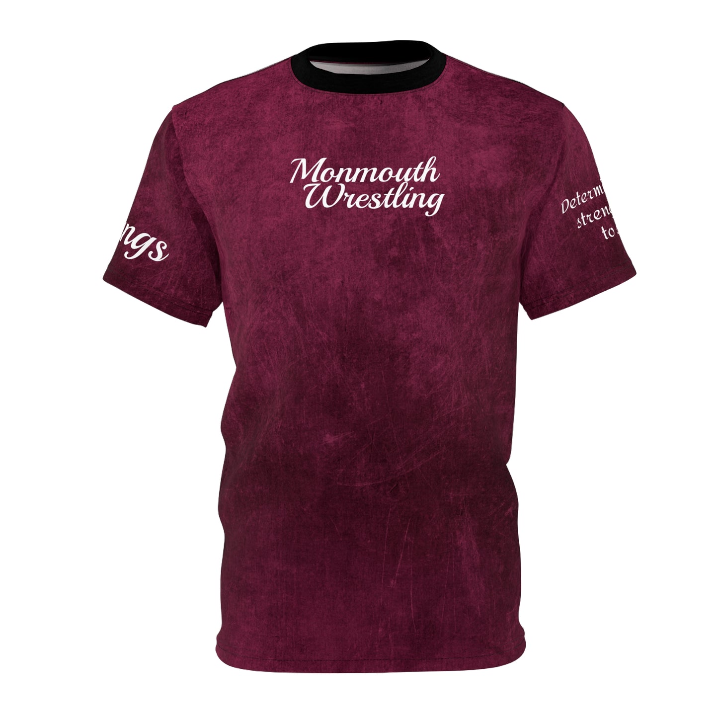 Monmouth Wrestling  Unisex Cut & Sew Tee (AOP)