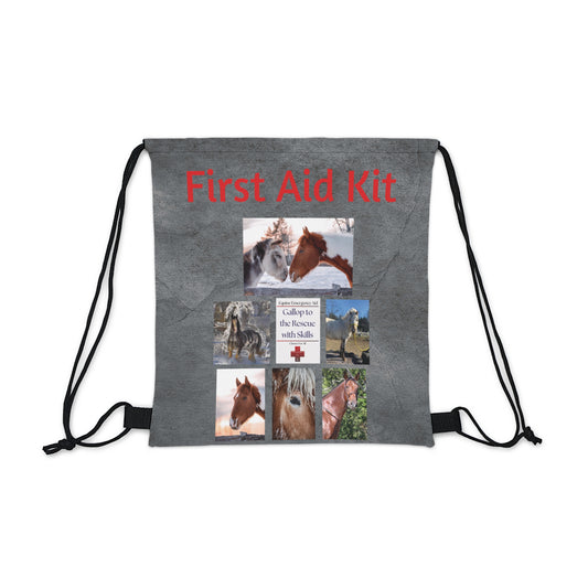 First Aid Kit Outdoor Drawstring Bag