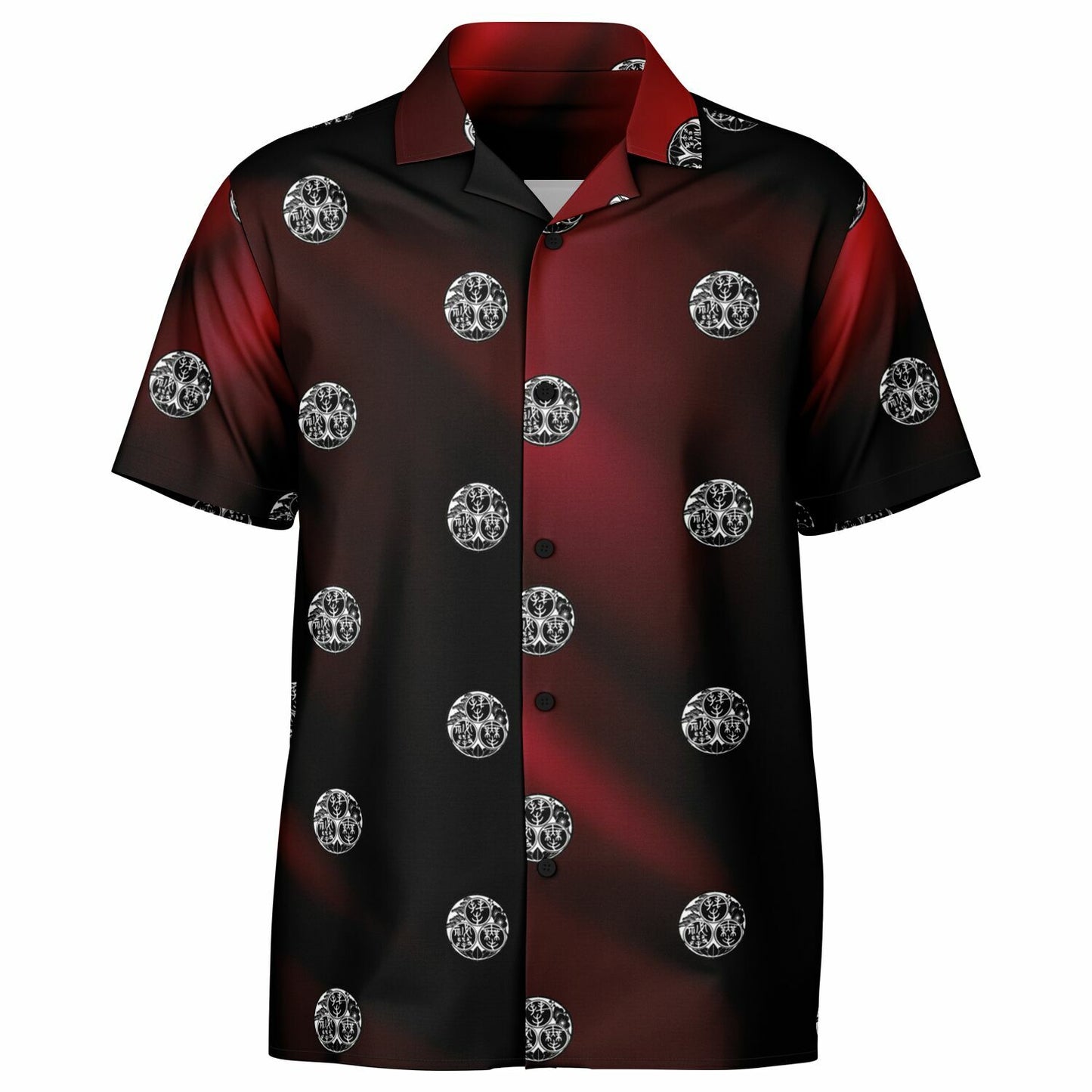 Kosho Shori Ryu Spread Collar Short Sleeve Button-Down Shirt - AOP 1