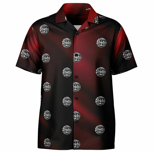 Kosho Shori Ryu Spread Collar Short Sleeve Button-Down Shirt - AOP 1