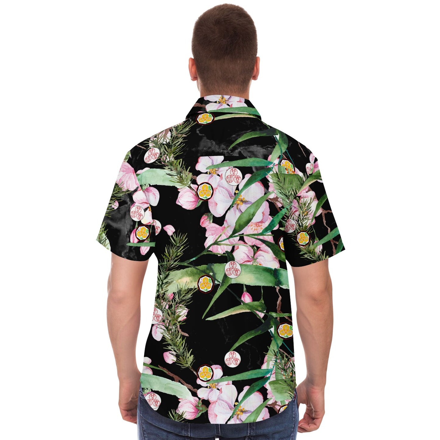 Kosho Shorei Ryu Kempo Short Sleeve Button Down Shirt - AOP