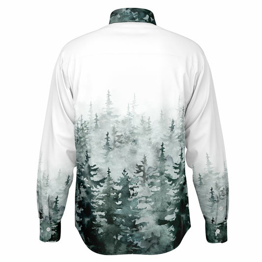 Pine State Long Sleeve Button Down Shirt - AOP