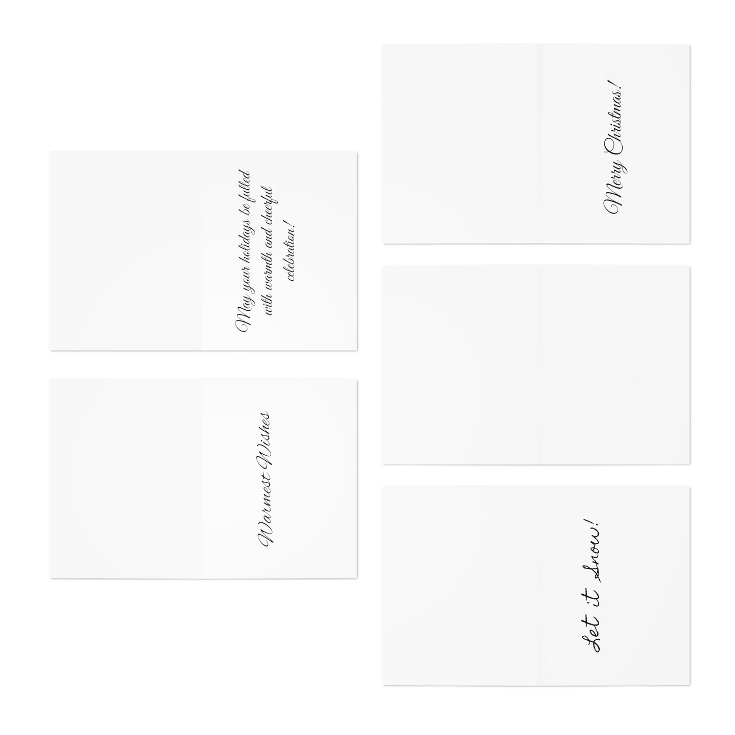 Holiday Multi-Design Greeting Cards (5-Pack)