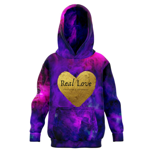 Real Love Fashion Kids Hoodie - AOP