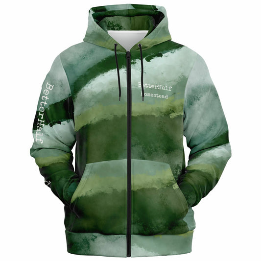 Remi Fashion Zip-Up Hoodie - AOP