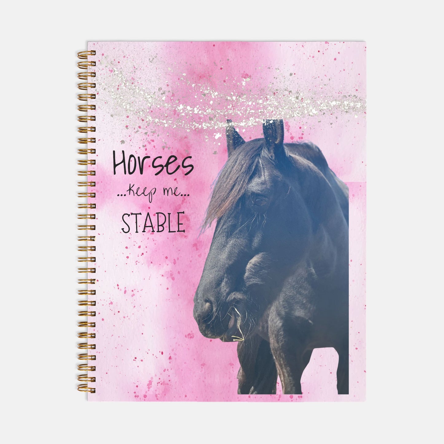 Maya the Friesian Planner Hardcover Spiral 8.5 x 11