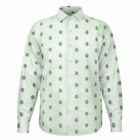 Pine State Pistoleros Long Sleeve Button Down Shirt - AOP