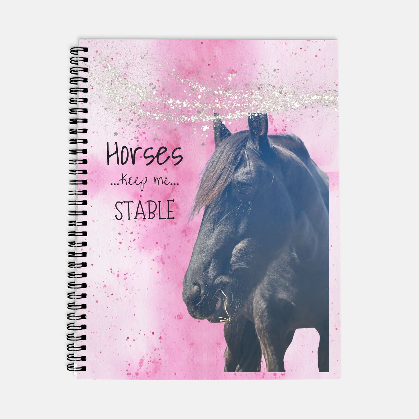 Maya the Friesian Planner Hardcover Spiral 8.5 x 11