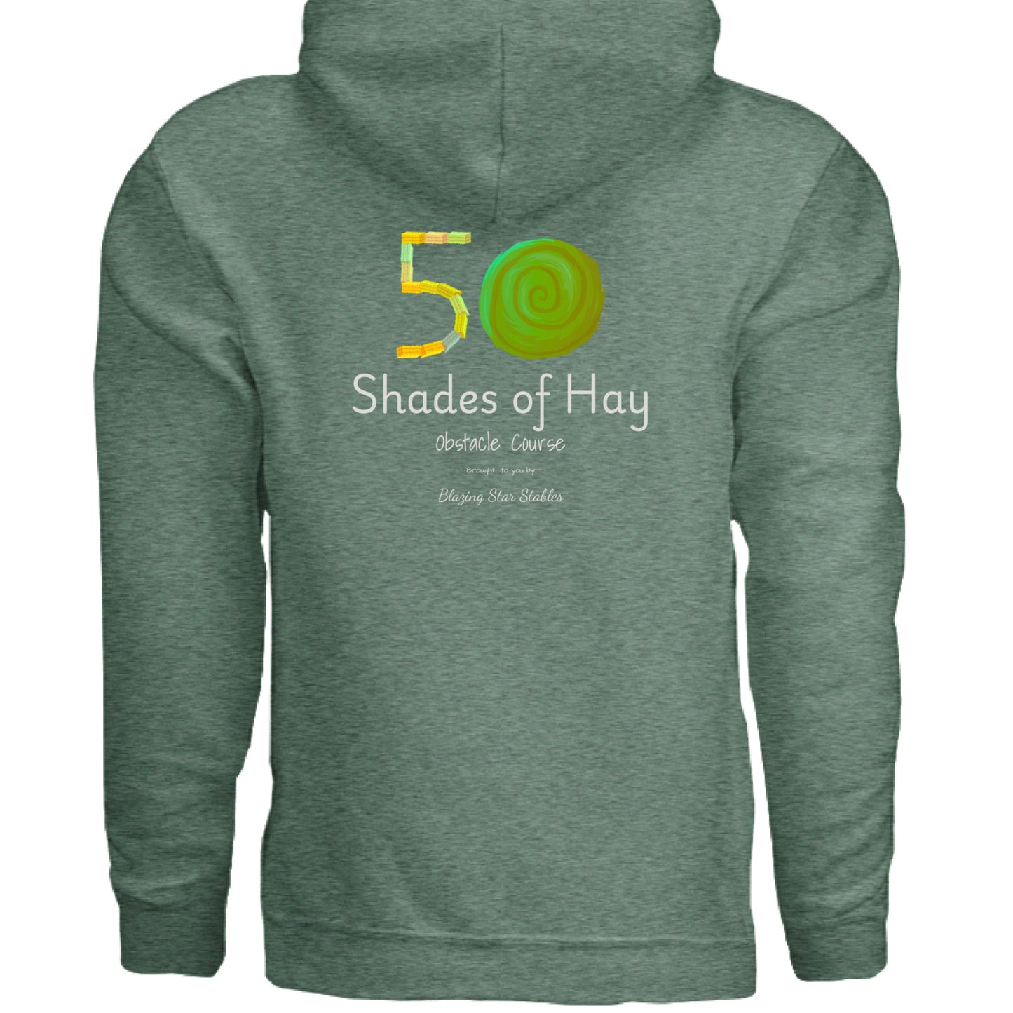 Heather Sport Dark Green - BACK