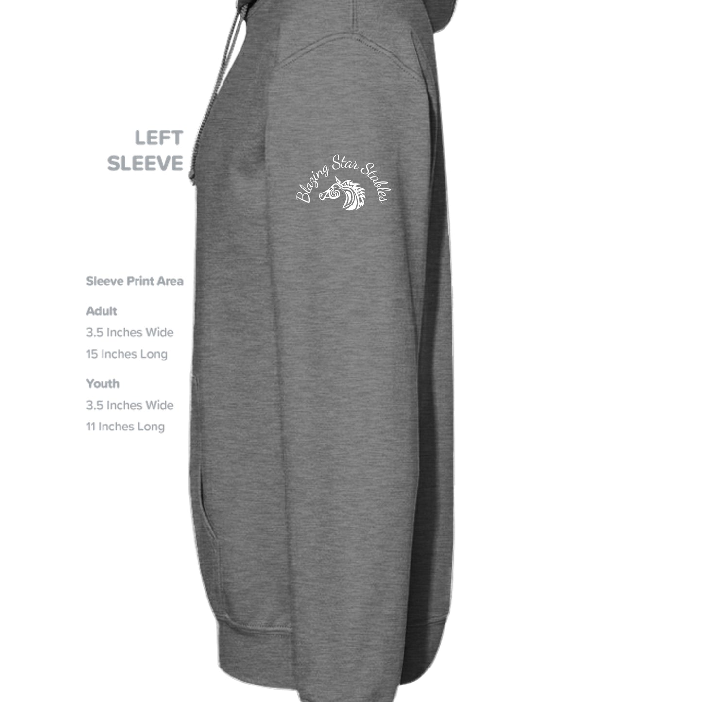 GRAPHITE HEATHER - G185 - SLEEVE_LEFT