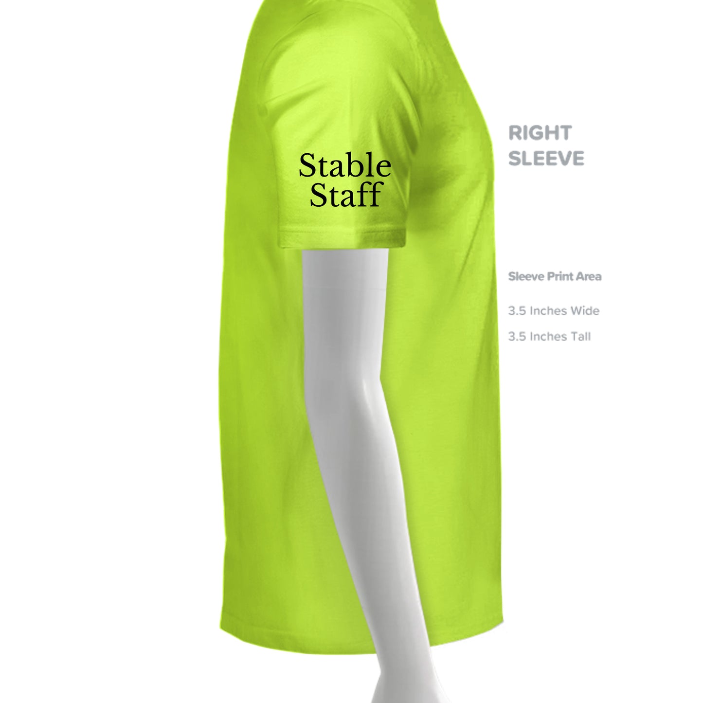 Neon Yellow - LST350 - SLEEVE_RIGHT