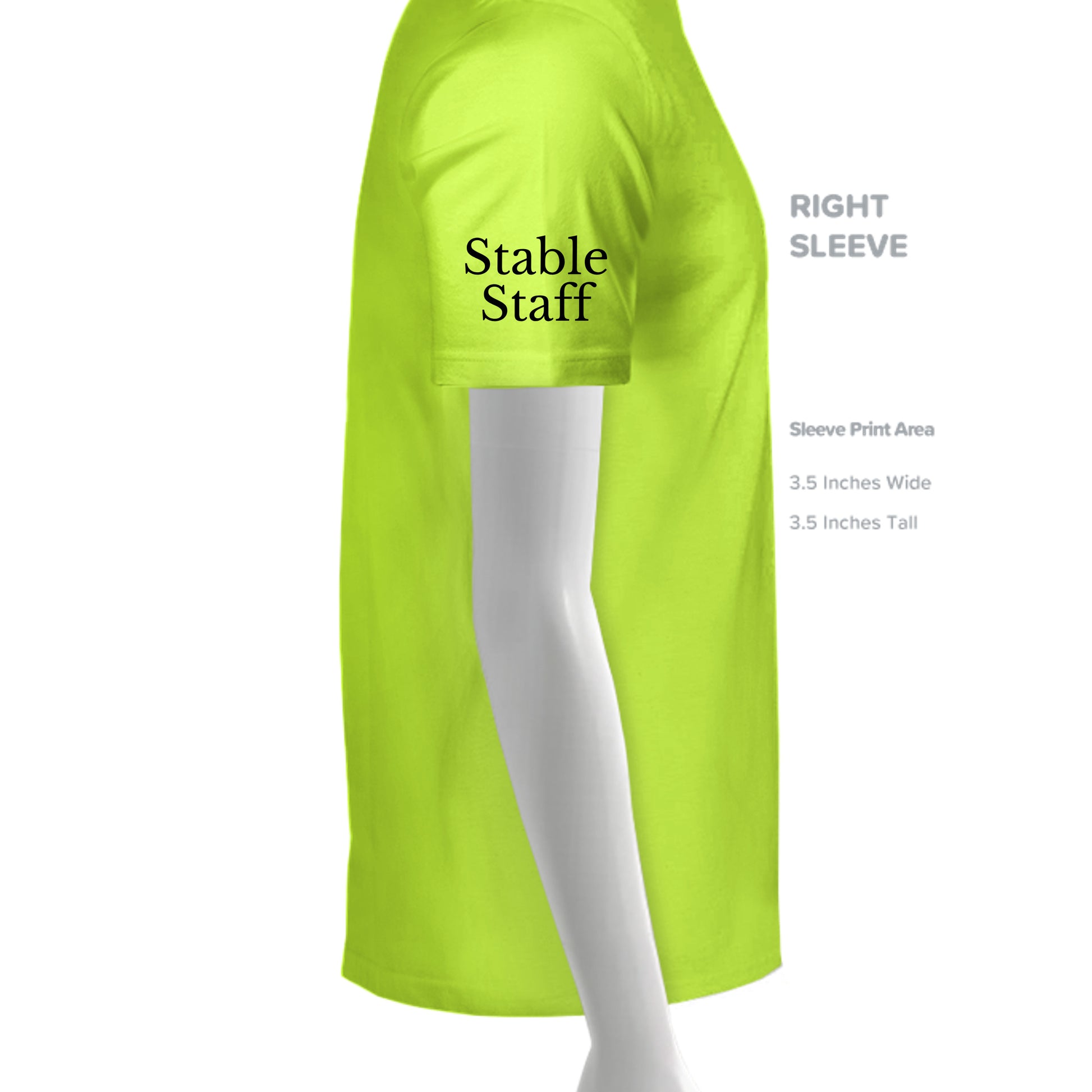 Neon Yellow - LST350 - SLEEVE_RIGHT