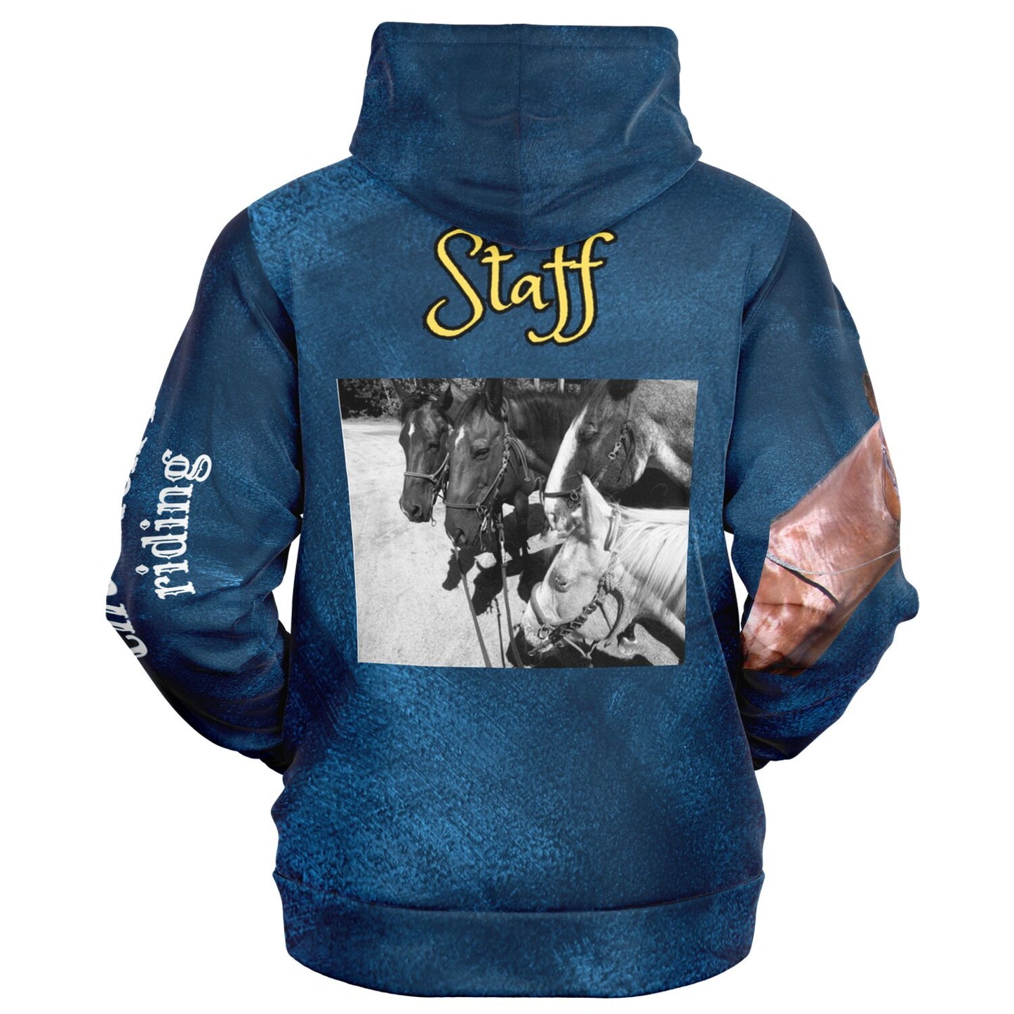 Staff Athletic Zip-Up Hoodie - AOP