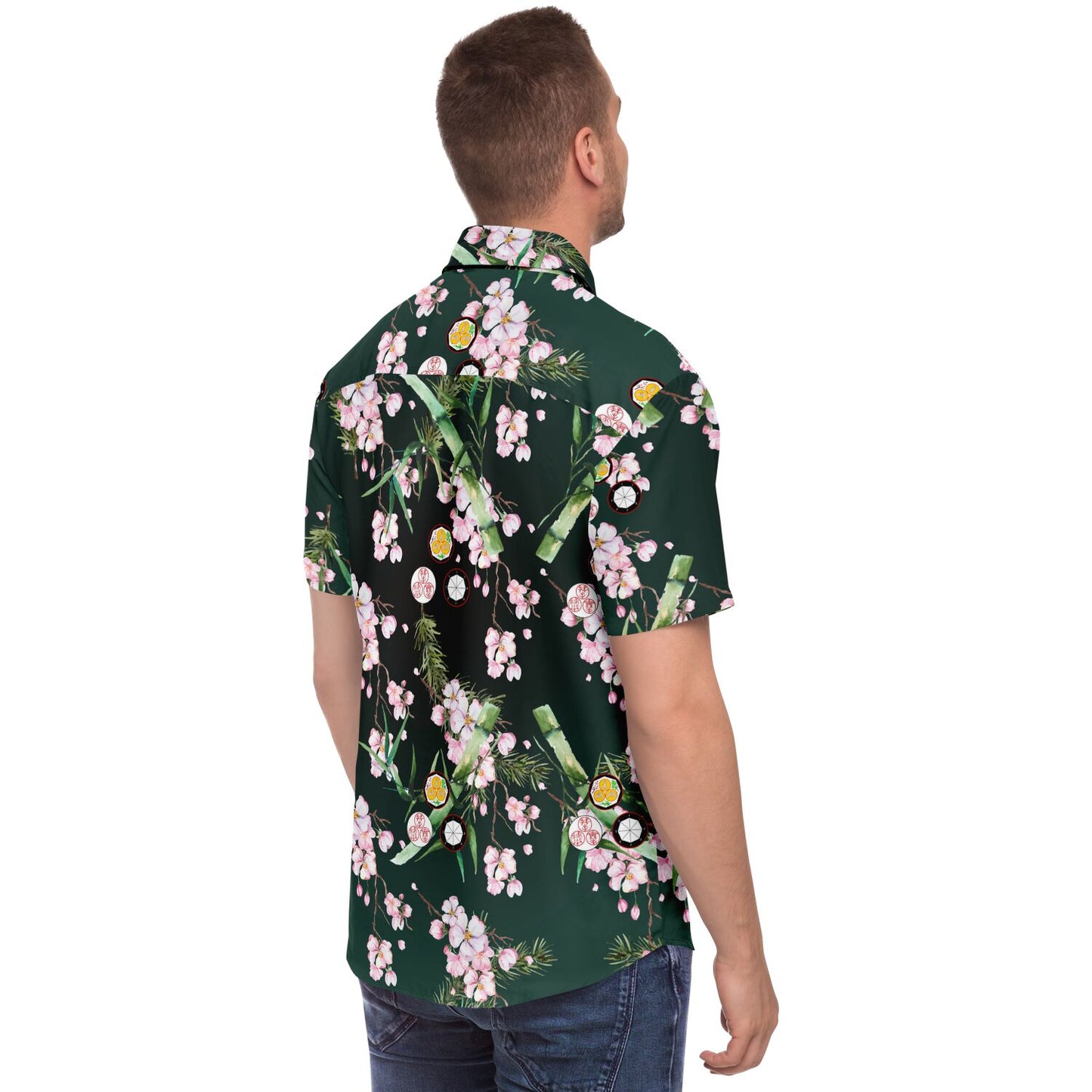 Shorei Kempo Ryu Short Sleeve Button Down Shirt - AOP